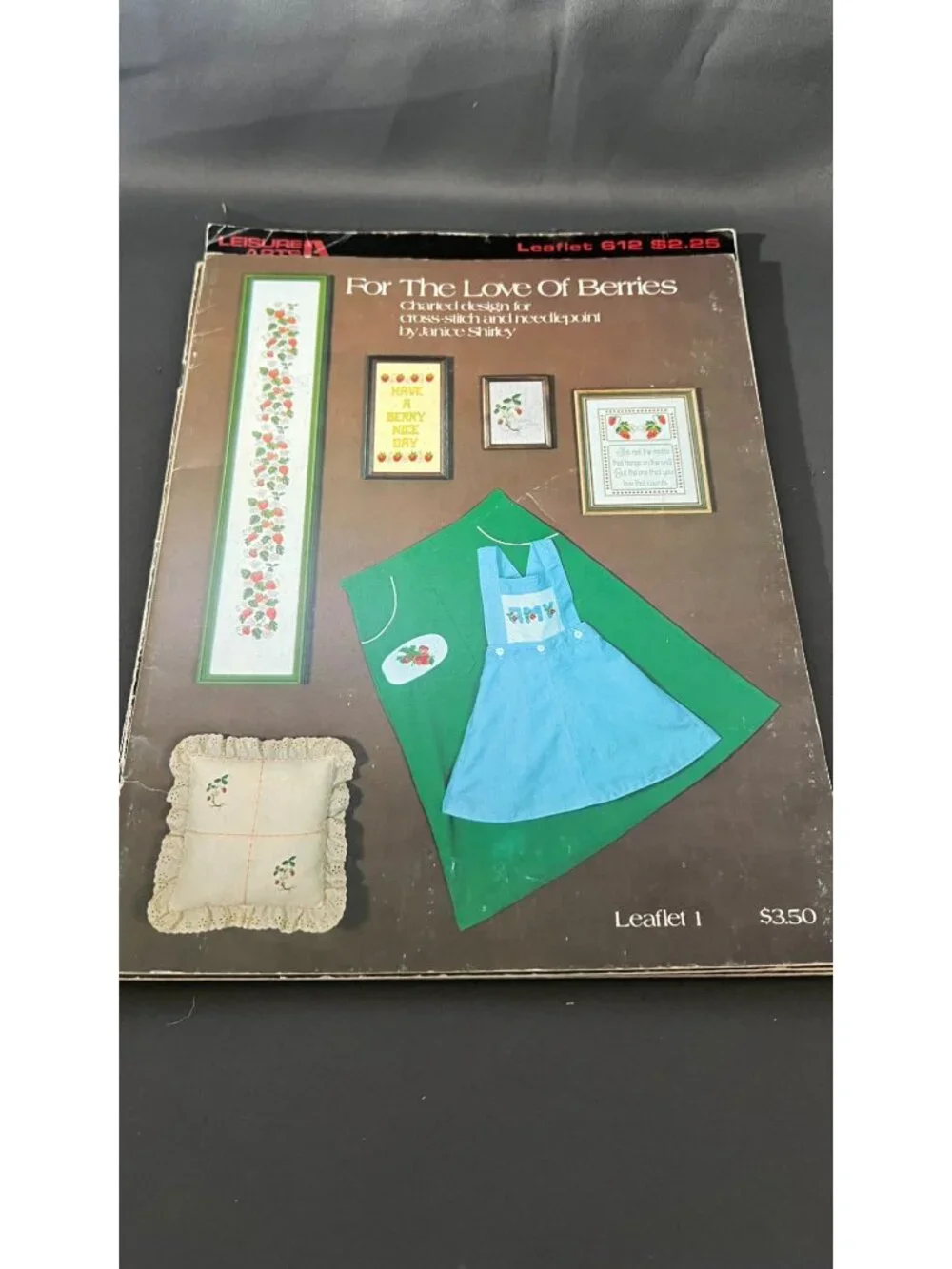 Set Of Vintage Decorative Cross-Stitch And Needlepoint Booklets